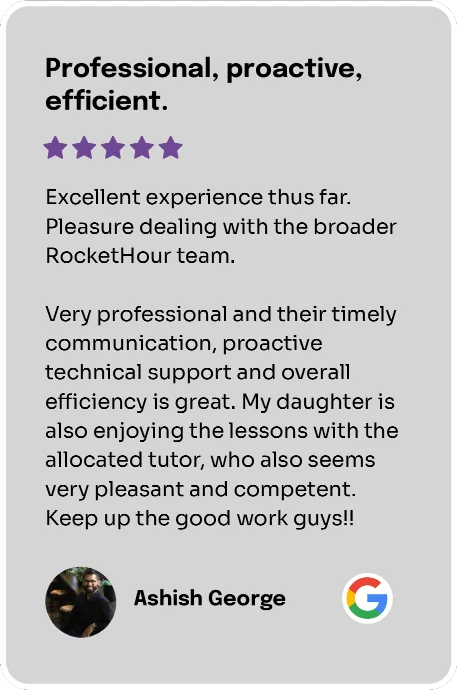 Parent testimonial